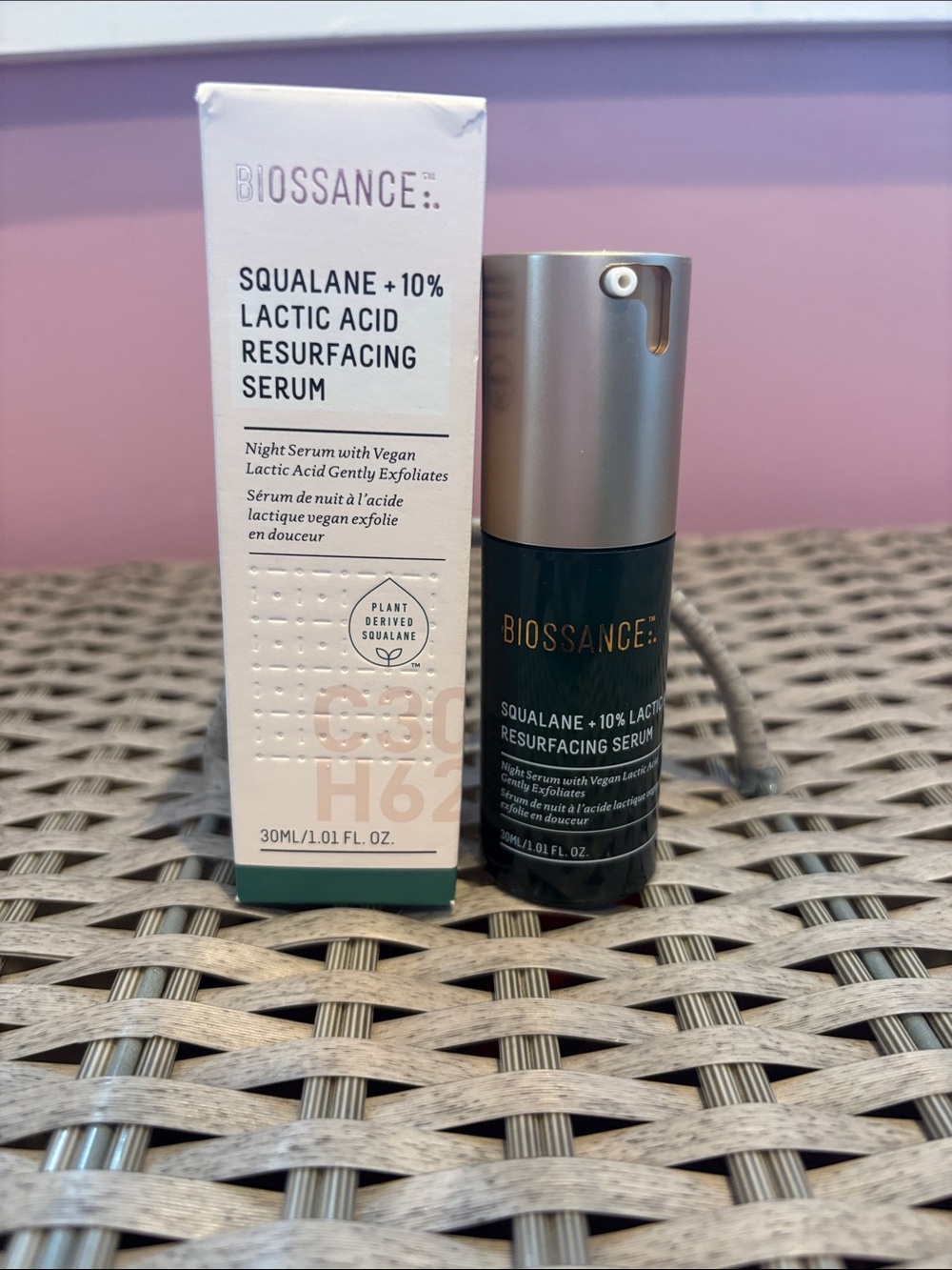 Biossance Squalane + 10% Lactic Acid Resurfacing Serum